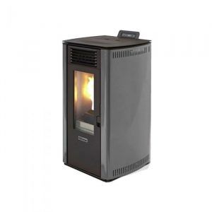 Stufa a pellet Fiorina 74 da 8,24 kW Grigia - QLIMA